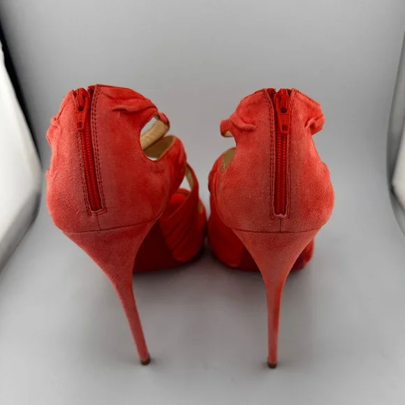 NWT Christian Louboutin Coral Suede Sandals EU40 - Picture 5 of 7